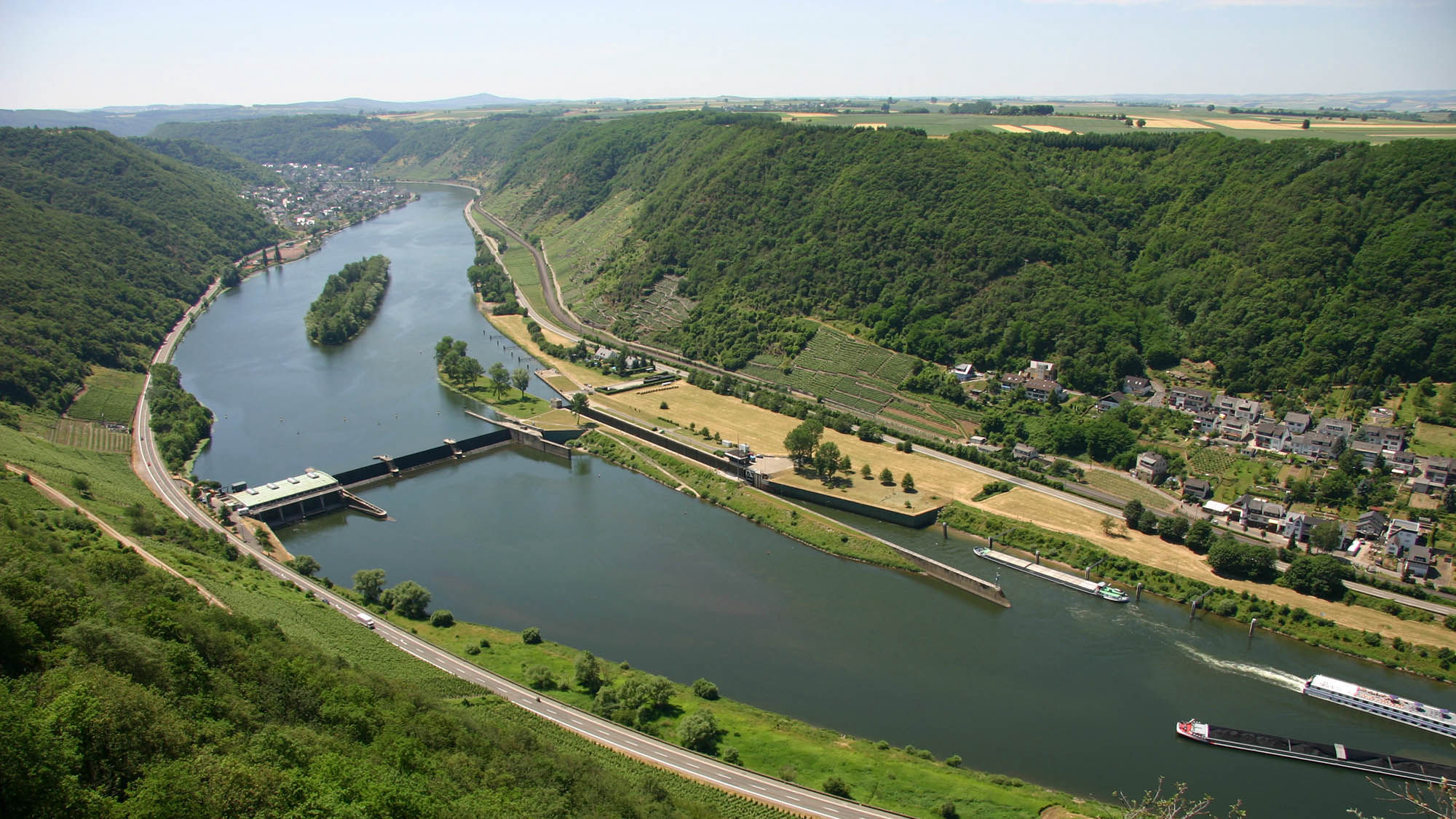 UVS Ausbau Mosel Schleuse Wintrich